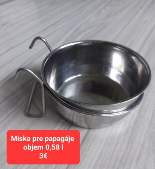 Papagáje, chovateľské potreby - 5