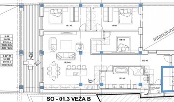 Luxus v CENTRE MESTA, 4 izb. byt o výmere 171 m2 s terasou - 5
