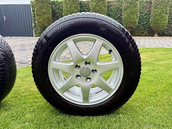 Komplet letnú sadu alu na Škoda,Vw,Seat - 5x100 195/65 R15. - 5