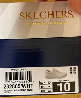 Biele tenisky Skechers - 5