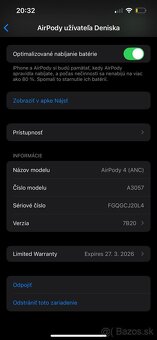 Apple AirPods 4 s aktívnym potlačením hluku - 5