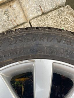 Zimne pneu225x50R17 a disky na AUDI - 5