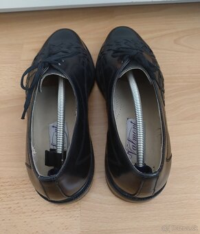 Pánske čierne elegantné topánky - 5