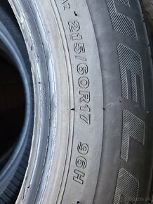 Letne pneumatiky - Bridgestone 215/60r17 96H - 5