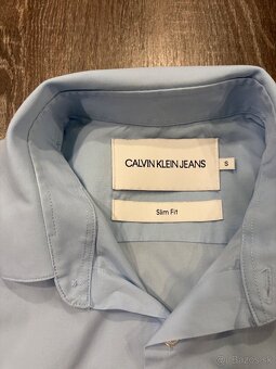 Calvin Klein panska slim fit kosela S - 5
