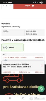 Stredový tlmič výfuku Mazda 323 f vi - 5