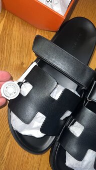 Hermes Sandal Chypre čierne - 5
