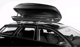Strešný box Hapro Carver 6.5 L + priečniky Nordrive na hagus - 5