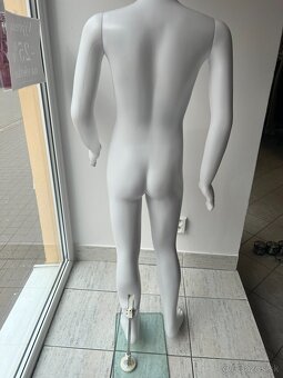 Detská figurína biela - dievča 140 cm - 5