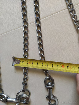 NOVÁ kovová vôdzka pre psov 2m 3cm (osobný odber) - 5