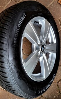 alu R17 5x108 + senzory tlaku + zimné pneu 215/65 R17 - 5