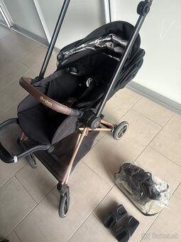 Predám kočík Cybex Mios Rosegold Deep black - 5