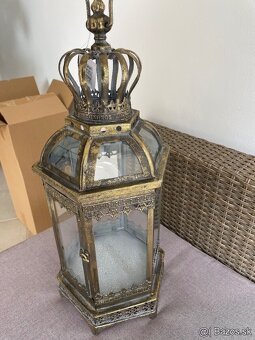 svietnik / lucerna / lampaš antik 65 cm - 35% - 5