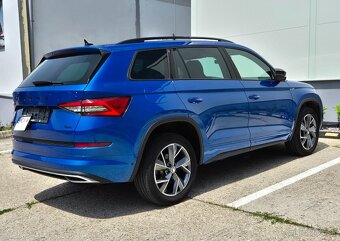 Škoda Kodiaq Sportline 4x4 DSG webasto 360kam race blue - 5