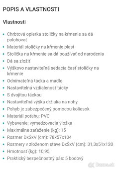 Detska jedalenska stolicka Joie - 5