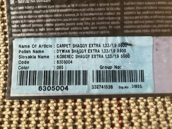Koberec Shaggy extra 1,33 x 1,9 - 5