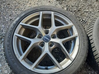 ELEKTRONY 5x112 r17 obuté zimné pneu 225/45r17 - 5