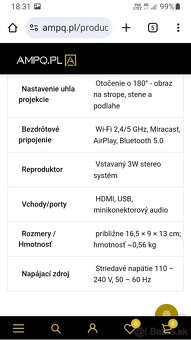 Projektor mini 4k s Android - 5