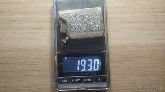 Starožitný stříbrný velice zajímavý flakón na parfém - 5