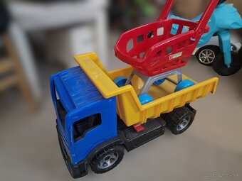 Autíčko Mercedes, Tatrovka, motorka a nakupny vozík - 5