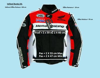 Nová Moto Bunda Honda Pozri Ďalšie Inzeraty Aj Poštou - 5