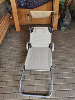 Sklápacie plážové lehatko - 5