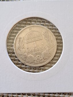 Strieborné mince F.J. RU - 1 koruna - 5