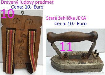 Bronzové sochy a busty, žehlička, svietnik a kovové veci - 5