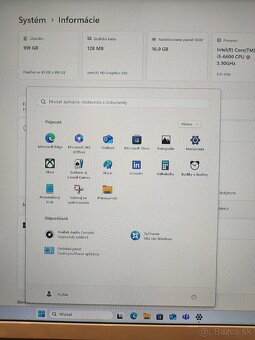 Predám PC Zostavu Fujitsu Core i5 6600 + LCD Retail - 5