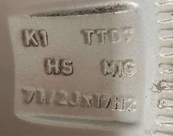 Predám hliníkové disky 5x114,3 - 5