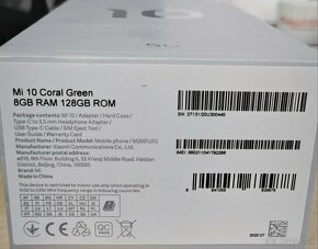 Xiaomi Mi 10 5G 128GB - 5