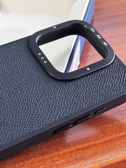 Apple iPhone 15 Pro case - kožený obal z pravej kože “Epsom” - 5