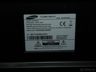 Predám plazmu SAMSUNG 43" (109cm) - 5