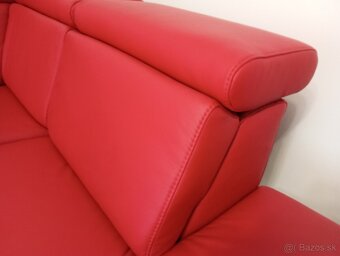 luxusná pohovka z pravej kože 240x210 cm - 5
