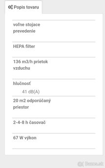 Čistička vzduchu Dirt Devil - 5