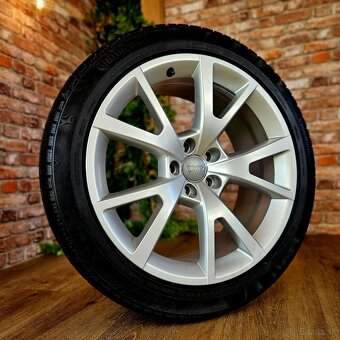Alu R19 5x112 orig. AUDI A5 + top zimné pneu 235/45 R19 - 5