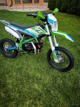 Pitbike 125cc 17/14 E-Start Zelená - 5