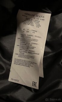 Armani bunda M čierna original - 5