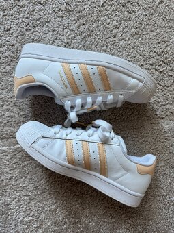 Adidas Superstar Cloud White Glow Orange - 5