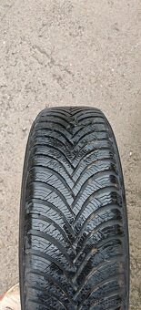 Plechové disky 5x100 a zimné Michelin Alpin 5 185/65 R15 - 5