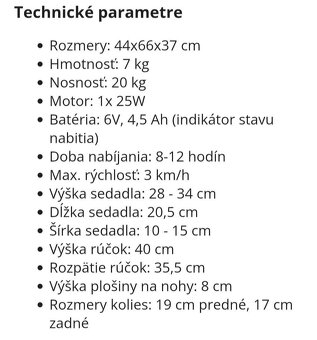 Detská elektrická BMW MOTORKA - 5