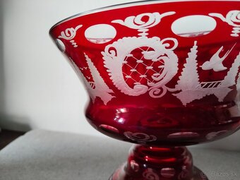 Nástolník vínový skleněný - 5