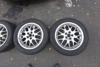 BBS RX2 - R16 5x100 6.5J ET42 + 205/55 Dunlop Blue Response - 5