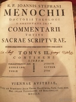 Niaka stará biblia 4 zväzky z. roku 1755 - 5