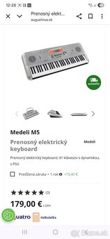 Keyboard klávesy medeli m5 - 5