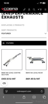 bmw e46 m3 ladeny celonezerovy vyfuk - 5