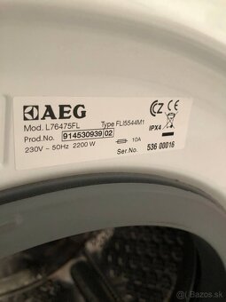 PREDÁM PRÁČKU AEG - 7 kg - 5