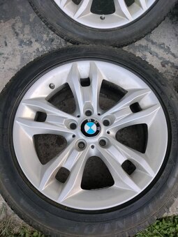 4ks alu disky orig. BMW 5x120 R17 pneu 225/50 r17 - 5