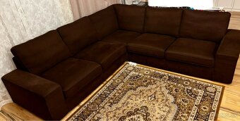 IKEA Kivik rohová 2,6 m (borred - hnedá) - 5