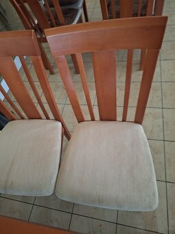 stol jedalensky a 4 stoličky - 5